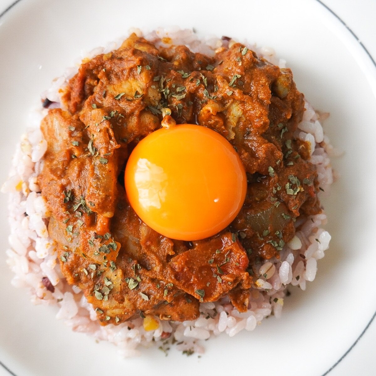 チキンのトマト煮込みのリメイク キーマカレー レシピ 作り方 By ゆまーる 楽天レシピ